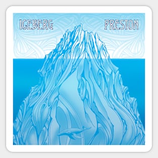 ICEBERG (cover art 2008) Sticker
